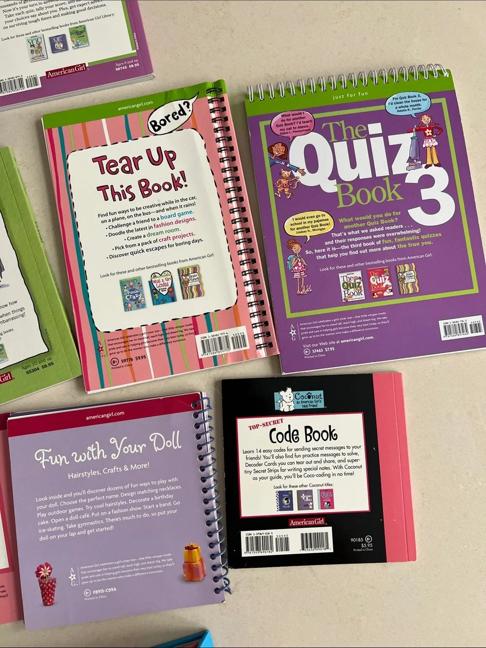 📕Lot of 14 American Girl Library Book Lot Activity & Advice Bundle — Like New